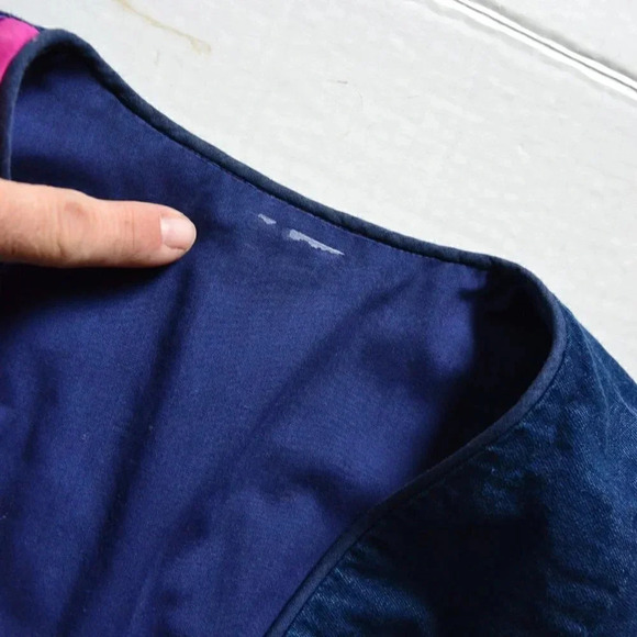 Handmade Denim Patchwork  Vest - Picture 8 of 9